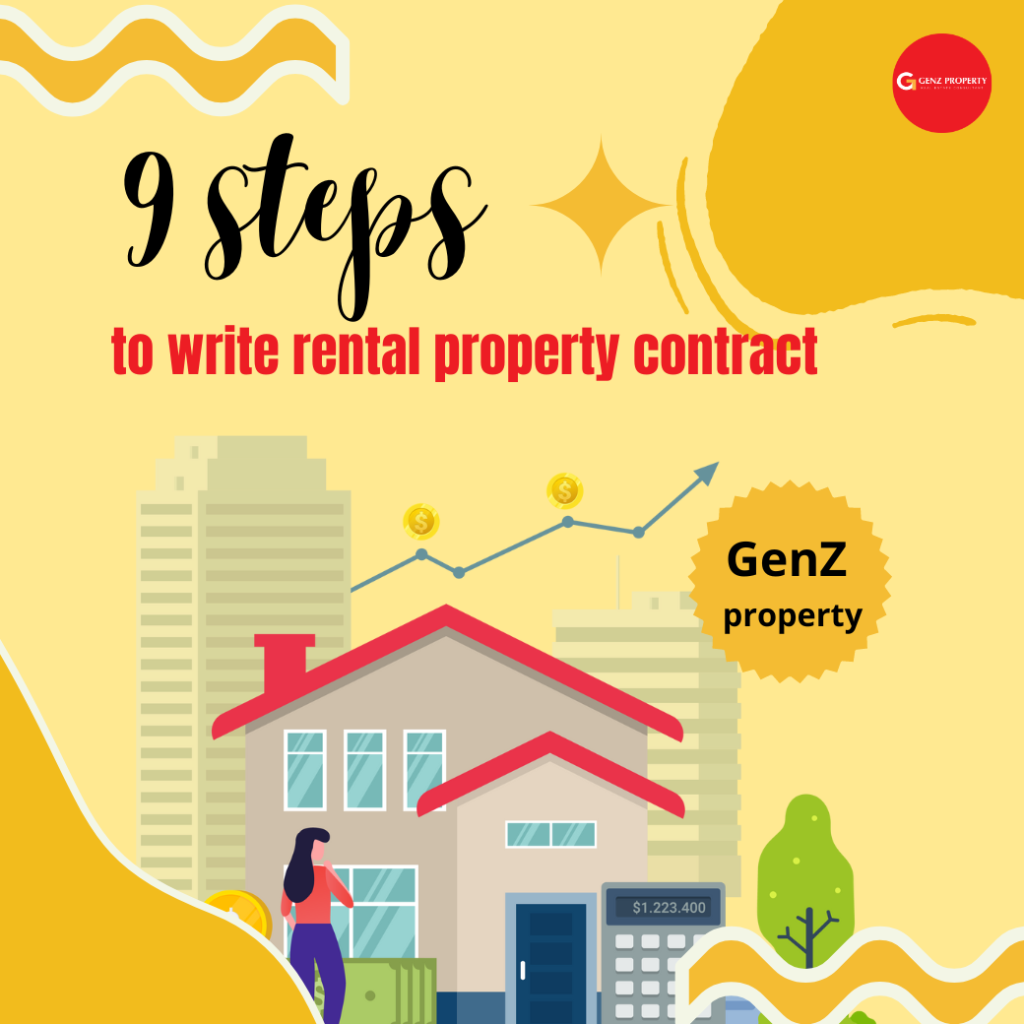 9 Steps to write rental property contract